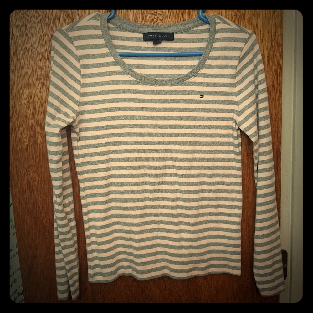 Long Sleeve Striped Tommy Hilfiger Tee